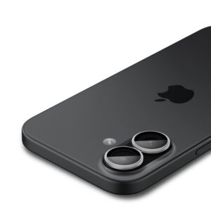 Spigen Optik Pro GLAS.TR ”EZ FIT” kameros apsauga 2-pack skirtas Apple iPhone 16 / 16 Plus / 17 - Silver - Image 16