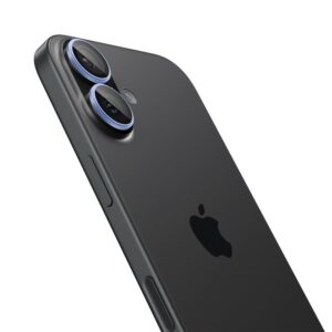 Spigen Optik Pro GLAS.TR ”EZ FIT” kameros apsauga 2-pack skirtas Apple iPhone 16 / 16 Plus / 17 - Blue - Image 13