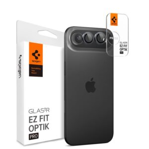 Spigen Glass tR EZ Fit Optik Pro 2 Pack, pilkos spalvos - Apple iPhone Air