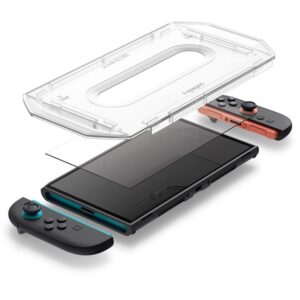 Apsauginis stiklas Spigen GLAS.TR ”EZ FIT” 2-PACK NINTENDO SWITCH 2 CLEAR - Image 20