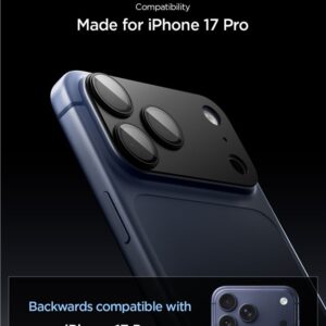 Spigen Optik Pro XL Camera Lens Glass for iPhone 17 Pro - Black - Image 11