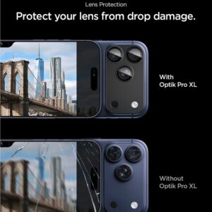 Spigen Optik Pro XL Camera Lens Glass for iPhone 17 Pro - Black - Image 15