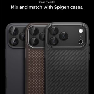 Spigen Optik Pro XL Camera Lens Glass for iPhone 17 Pro - Black - Image 17