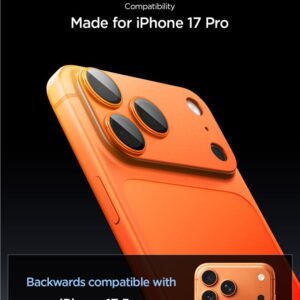 Spigen Optik Pro XL Camera Lens Glass for iPhone 17 Pro - Orange - Image 15