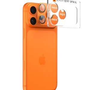 Spigen Optik Pro XL Camera Lens Glass for iPhone 17 Pro - Orange - Image 5