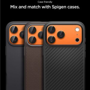 Spigen Optik Pro XL Camera Lens Glass for iPhone 17 Pro - Orange - Image 11