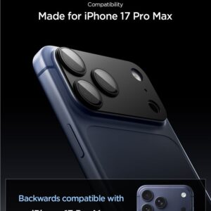 Spigen Optik Pro XL Camera Lens Glass for iPhone 17 Pro Max - Black - Image 19