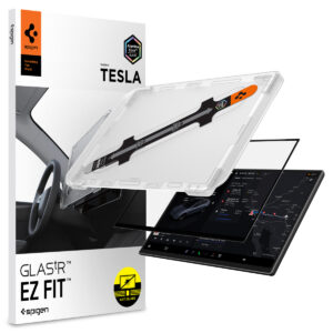Spigen Tesla EZ Fit Anti Glare Matte FC, juodos spalvos - Tesla Model Y L 2026