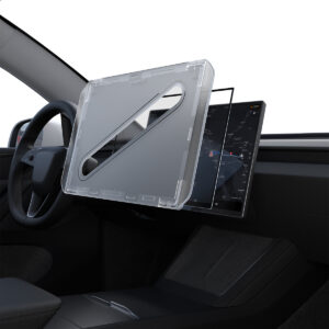 Spigen Tesla EZ Fit Anti Glare Matte FC, juodos spalvos - Tesla Model Y L 2026 - Image 8