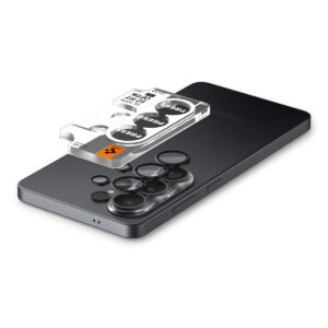 Spigen Glas.Tr Ez Fit Optik Pro HD Camera Cover 2-pack skirtas Samsung Galaxy S26 Ultra - Black - Image 13