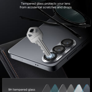 Spigen Glas.Tr Ez Fit Optik Pro HD Camera Cover 2-pack for Samsung Galaxy S26+ - Black - Image 13