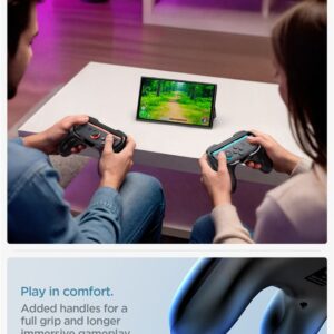 Spigen Joy-Con Grip NS100, juodos spalvos -  Nintendo Switch 2 - Image 11