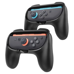 Spigen Joy-Con Grip NS100, juodos spalvos -  Nintendo Switch 2