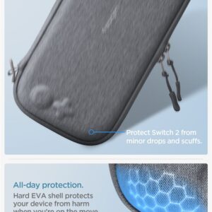 Spigen Klasden 2 Pouch, charcoal pilkos spalvos - Nintendo Switch 2 - Image 7