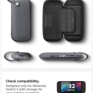 Spigen Klasden Pouch for Nintendo Switch 2 - pilkos spalvos - Image 17