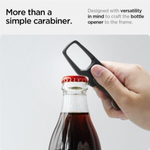 Spigen Carabiner With KeyRing 1 Pack, juodos spalvos - Image 4