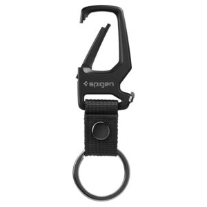 Spigen Carabiner With KeyRing 1 Pack, juodos spalvos - Image 8