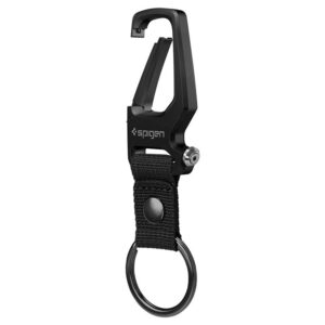 Spigen Carabiner With KeyRing 2 Pack, juodos spalvos - Image 13