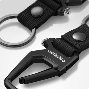 Spigen Carabiner With KeyRing 2 Pack, juodos spalvos - Image 17