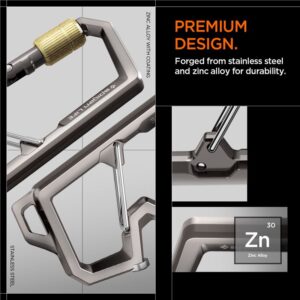 Spigen Carabiner With Key Ring 2nd Gen 1 Pack, gunmetal - Image 16