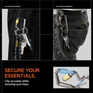 Spigen Carabiner With Key Ring 2nd Gen 1 Pack, gunmetal - Image 17