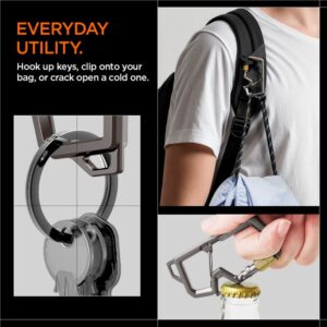 Spigen Carabiner With Key Ring 2nd Gen 1 Pack, gunmetal - Image 9