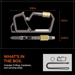 Spigen Carabiner With Key Ring 2nd Gen 1 Pack, gunmetal - Image 10