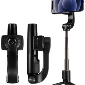 Spigen Selfiestick S610W Gimbal Wireless juodos spalvos AMP01862 - Image 6