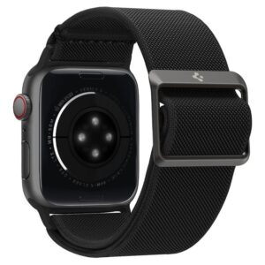 Spigen Fit Lite Apple Watch 4 / 5 / 6 / 7 / 8 / 9 / SE / Ultra (42 / 44 / 45 / 49 mm) išmanaus laikrodžio apyrankė juodos spalvos - Image 11
