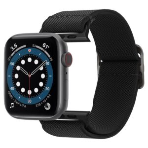 Spigen Fit Lite Apple Watch 4 / 5 / 6 / 7 / 8 / 9 / SE / Ultra (42 / 44 / 45 / 49 mm) išmanaus laikrodžio apyrankė juodos spalvos - Image 12