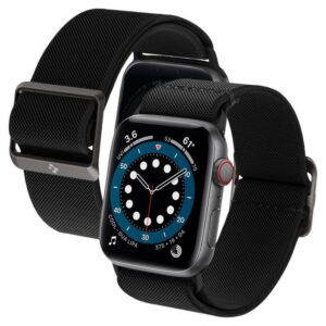 Spigen Fit Lite Apple Watch 4 / 5 / 6 / 7 / 8 / 9 / SE / Ultra (42 / 44 / 45 / 49 mm) išmanaus laikrodžio apyrankė juodos spalvos - Image 10