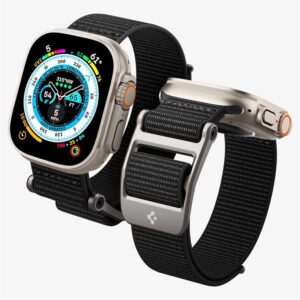 Spigen DuraPro Flex, juodos spalvos - Apple Watch 49mm/46mm/45mm/44mm/42mm - Image 9