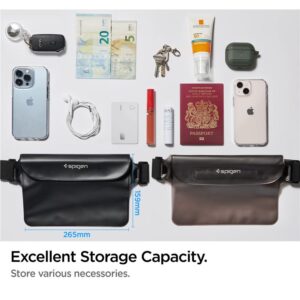 Spigen Universal Waterproof Waist Bag juodos spalvos AMP04532 - Image 13