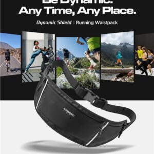 Spigen A710 Dynamic Shield Waist Bag - Sports Waist Bag / Belt Bag for Smartphone up to 6.9 (juodos spalvos) - Image 17