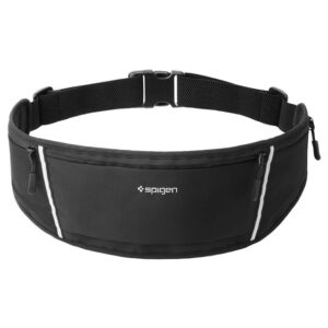 Spigen A710 Dynamic Shield Waist Bag - Sports Waist Bag / Belt Bag for Smartphone up to 6.9 (juodos spalvos) - Image 7