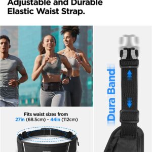 Spigen A710 Dynamic Shield Waist Bag - Sports Waist Bag / Belt Bag for Smartphone up to 6.9 (juodos spalvos) - Image 15