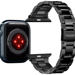 Spigen Modern Fit Watch apyrankė, juodos spalvos - Apple Watch 42mm/41mm/40mm/38mm - Image 4