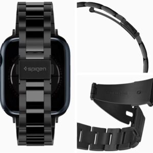 Spigen Modern Fit Watch apyrankė, juodos spalvos - Apple Watch 42mm/41mm/40mm/38mm - Image 11