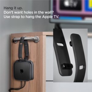 Spigen Silicone Fit Mount, juodos spalvos - Apple TV 4K 3th Gen (2022) - Image 15