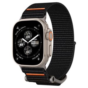 Spigen DuraPro Flex, juodos spalvos - Apple Watch 49mm/46mm/45mm/44mm/42mm