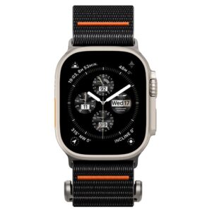 Spigen DuraPro Flex, juodos spalvos - Apple Watch 49mm/46mm/45mm/44mm/42mm - Image 10