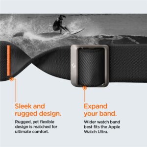 Spigen Fit Lite Ultra Apple Watch 4 / 5 / 6 / 7 / 8 / 9 / SE / Ultra (42 / 44 / 45 / 49 mm) juodos spalvos - Image 17