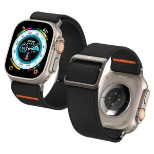 Spigen Fit Lite Ultra Apple Watch 4 / 5 / 6 / 7 / 8 / 9 / SE / Ultra (42 / 44 / 45 / 49 mm) juodos spalvos - Image 19