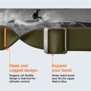 Spigen Fit Lite Ultra - Strap for Apple Watch 42/44/45/49 mm (Khaki) - Image 11