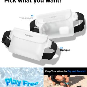 Spigen Aqua Shield WaterProof Waist Bag A620 2 Pack, snow baltos spalvos - Image 9