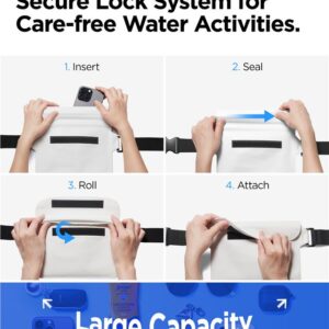 Spigen Aqua Shield WaterProof Waist Bag A620 2 Pack, snow baltos spalvos - Image 6