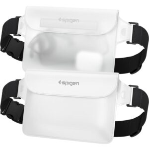 Spigen Aqua Shield WaterProof Waist Bag A620 2 Pack, snow baltos spalvos