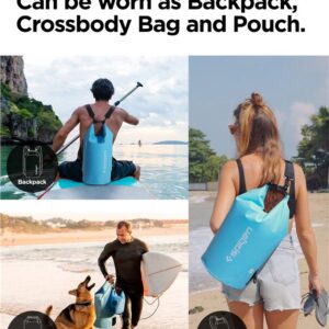 Spigen Aqua Shield WaterProof Dry Bag 20L + 2L A630, sea blue - Image 8