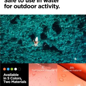 Spigen Aqua Shield WaterProof Dry Bag 20L + 2L A630, sunset orange - Image 4