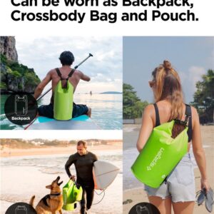 Spigen Aqua Shield WaterProof Dry Bag 20L + 2L A630, cactus green - Image 8